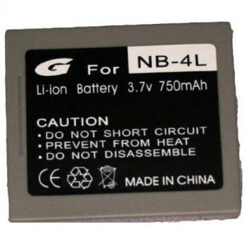 Bilora GPI 603 - Batería de ion de litio equivalente a Canon NB-4L