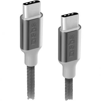 Cabo USB-C a USB-C 1.5m 25W Negro altamente flexible