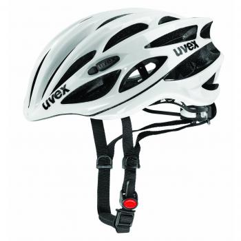 Uvex Race 1 Casco de Ciclismo, Unisex Adulto, Blanco, 55-59 cm