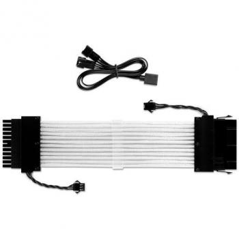 Sharkoon Shark Xtend 24 Cable Alargador de Fuente a VGA con Conector de 24 Pines y Iluminación RGB 24.5cm