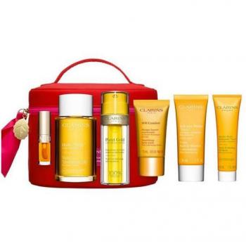 Clarins Huile Tonic Set de Tratamiento Corporal con 6 Piezas