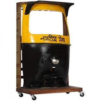 Armario para Vinos Rickshaw 100x60x172 cm de Madera Sólida Recuperada