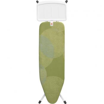 Brabantia Size B Ironing Board with Solid Steam Unit Holder Calm Rustle 49 in. x 15 in