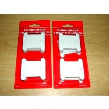 2 x 50 Embroidery Thread Bobbins Cards Cross Stitch Storage by Si