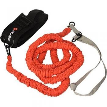 Pure2Improve Resistance Cord for Speed Training - 2.4m Black/Grey/Red