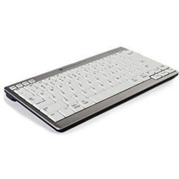 Teclado Inalámbrico Compacto Bakker Elkhuizen Ultraboard 950 Azerty Gris y Blanco