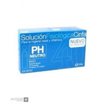 Cinfa Solución Fisiológica Monodosis 5 ml 40 Unidades