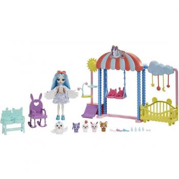 Enchantimals Baby BFFs Guardería de Starley Stork
