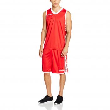 Joma 1227.001 - Set de equipación de Manga Corta, Color Rojo, Talla XXL-3XL