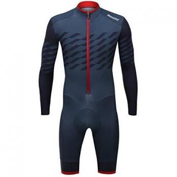 Santini Boss - Body Ciclocross para Hombre, Multicolor, M