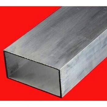 Tubo Rectangular de Aluminio 60x40 mm, Grosor 4 mm, Longitud 2 metros