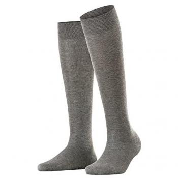 FALKE Sensitive Cotton Socks for Kids and Women, Powder Blue and Grey (Greymix 3399), Unisex 12-18 Months and Women's Size 5.5-8 (1 Pair)