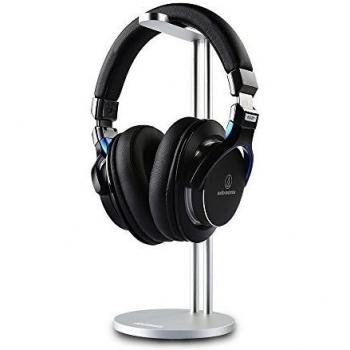 Headphone Stand, Power Illex Aluminum universal Headphone Holder, Suitable for Sennheiser, Sony, Audio-Technica, Bose, Shure, AKG, Panasonic Headphones and More Silber- for 1 Headphone