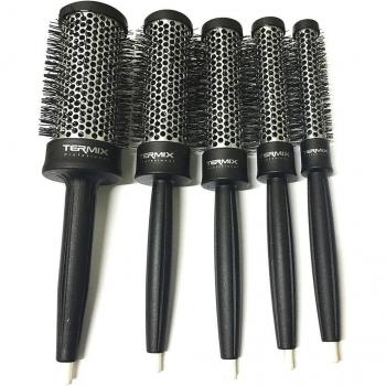 TERMIX PROFESIONAL KIT 5 CEPILLOS + 4 PALETINAS TERMIX CON FIBRA NEGRA Y BLANCA + 2 PINZAS TERMIX EVOLUTION EDICION ESPECIAL SESI