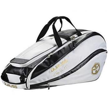Duruss Paletero Raquetero Scampini con Aislante Térmico Pádel, Adultos Unisex, White/Black, Talla única