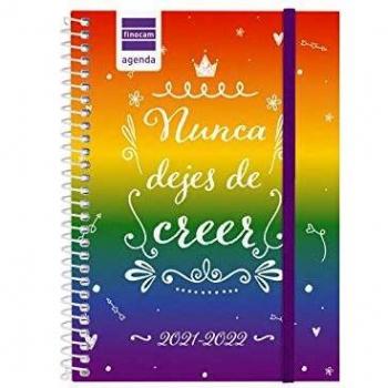 Finocam Agenda 2021 2022 Semana vista apaisada Septiembre 2021, Junio 2022 10 meses y Julio/Agosto resumidos 8º, 120x164 Secundaria Nunca Español