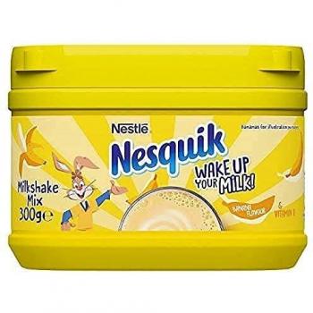 Nesquik Banana en Polvo para Bebida - Paquete de 10 x 300 gr - Total: 3000 gr