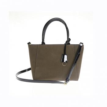 VENCA Bolso con asas mujer by VencaStyle - 008792,CAQUI/NEGRO,UNICA