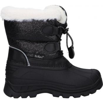 Kickers Sealsnow Glossy Black Children's Snow Boots