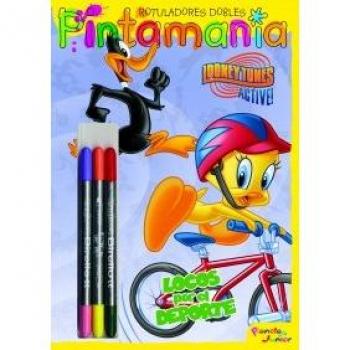 Looney Tunes. P. Rotulador doble. Locos por el deporte