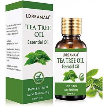 Aceite esencial de árbol de té,aceite de acné natural,El tratamiento para el acné, manchas y problemas de la piel,para la aplicación en pieles con impurezas