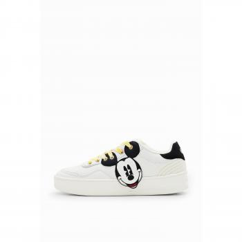 Desigual - Zapatillas retro Mickey Mouse blanco