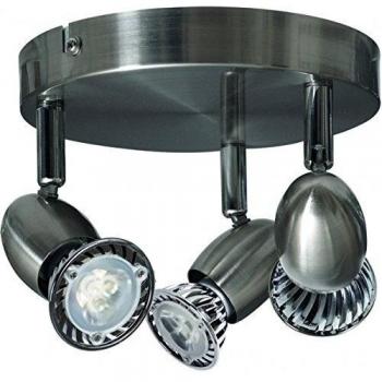 Mi Lampara - Plafon Gobi Blanco 3xgu10 Led 15w 3000k15x17d