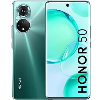 HONOR 50 Smartphone 5G cámara cuádruple 108 MP, Memoria 6GB+128G, Pantalla OLED 6.57 120Hz, Qualcomm SnapdragonTM 778G, Batería 4300mAh, Android 11 GMS, versión ES, Dual SIM, Emerald Green