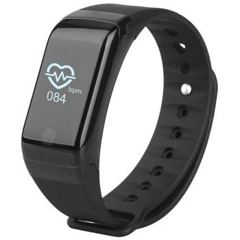 Inteligente Deporte pulsera con monitor de frecuencia cardiaca, Sprots actividad pulsera inteligente reloj podómetro, pulsera inteligente Fitness Tracker Smart conexión Bluetooth Monitor de presión sanguínea aplicar para iOS, Android, 0.06 pounds, col