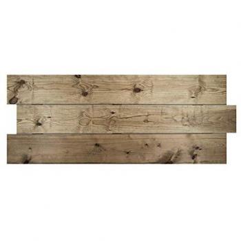 DECOWOOD - Flandes III Cabecero de madera maciza en varios acabados y medidas, tono envejecido de 100x60cm, tono roble oscuro de 100x60cm, fabricado en madera de p