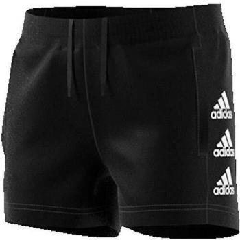 adidas Jg Mh Short Pantalón Corto, Niñas, Negro/Blanco, 110