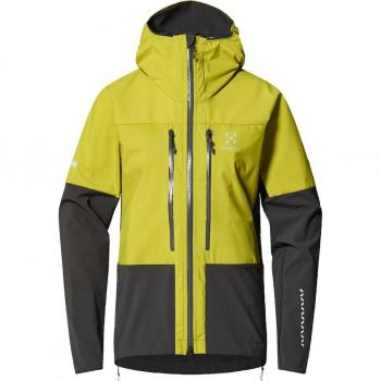 Haglöfs L.I.M Hybrid Touring Chaqueta de Nieve para Mujer, Softshell, ligera, impermeable, transpirable, con capucha ajustable y diseño ergonómico