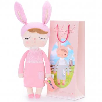 Metoo Angela conejito niñas la muñeca del bebé regalos de cumpleanos felpa muñeca 17''