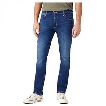 Wrangler Larston Men's Jeans - Blue, Size 34/32