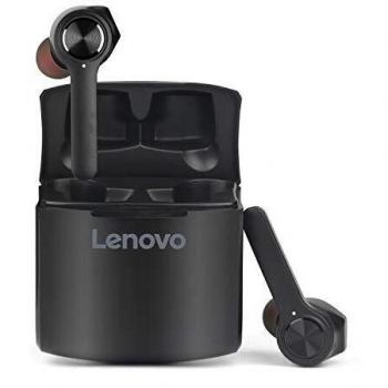 Lenovo HT20 True Wireless Earbuds with Bluetooth 5.0, Extra Bass, Noise Cancelling, Gaming Mode - Black
