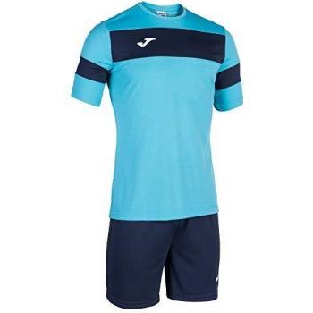 Joma Academy II M/Corta Traje de Entrenamiento, Hombre, Turquesa Fluor-Marino, S