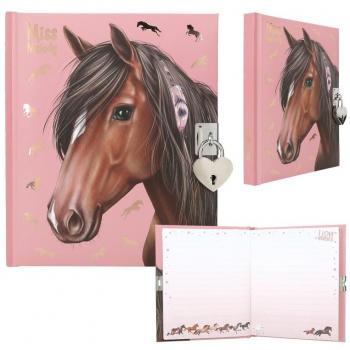 Diario de Caballo Marrón con Candado Miss Melody - Licencia Oficial 0012968