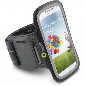 Muvit MUARM0014 - Brazalete de neopreno, tamaño XXL, negro