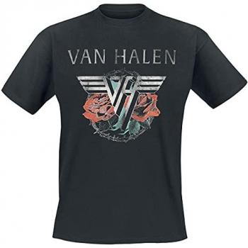 Van Halen Tour 1984 Men's T-Shirt - Black - Sizes S to XXL, 100% Cotton