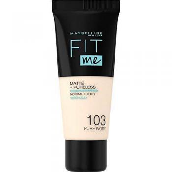 Maybelline Fit Me! Matte and Poreless Foundation 30ml Various Shades 103 Pure Ivory