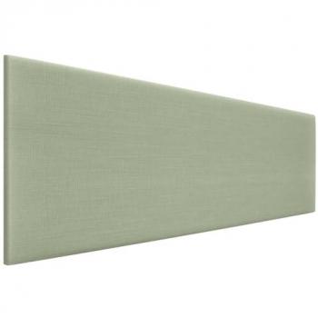 Cabecero Tapizado de Lino Natural Verde 150x50cm para Cama Dormitorio Moderno