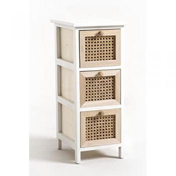 Cajonera Estrecha Loney de 3 Cajones - Muebles Auxiliares Regalos Miguel