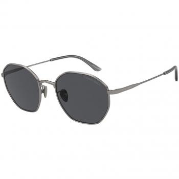 Giorgio Armani AR6150 Gunmetal Men's Sunglasses 53mm Square
