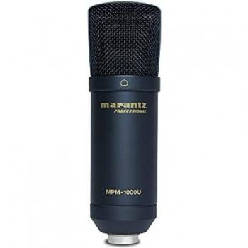 Marantz Pro MPM1000U - USB Condenser Studio Microphone with Built In Audio Interface, Cable, Perfect for Podcast Production