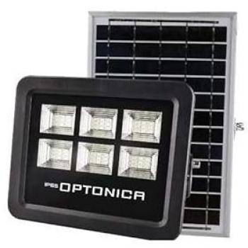 Foco Proyector LED Solar Negro 150W 2900lm Blanco Día 6000K