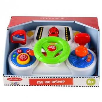 Mi Primer Set de Conducción - Volante Infantil con Sonidos, Música y Luces - Diferentes Funciones (CPA Toy Group 782T00832)