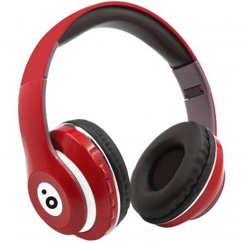 Sunstech REBELRD - Auriculares Bluetooth, Color Rojo