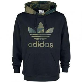adidas Camo Oth Sweatshirt, Hombre, Black/Multicolor, L