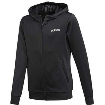 adidas Girls' Yg C Fz HD Sweatshirt, girls, black / white, 140