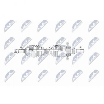 Árbol de transmisión NTY NPW-NS-041 Antriebswelle con características mejoradas